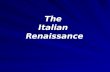 The  Italian  Renaissance