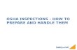 OSHA Inspections - How to Prepare and Handle Them