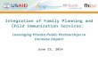 Integration  of Family Planning and Child Immunization Services: