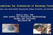 Guidelines for Elimination of Blinding Trachoma