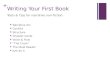 Writing Your First Book