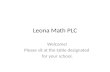 Leona Math PLC