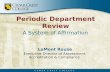 Periodic Department Review