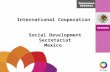 International  Cooperation Social  Development Secretariat Mexico January  2011