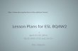 Lesson Plans for ESL  8Q4W2 .