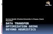 Data Transfer Optimization Going Beyond Heuristics