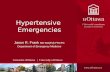 Hypertensive  Emergencies