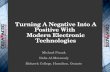 Turning A Negative Into A Positive With  Modern Electronic Technologies