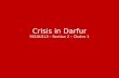 Crisis in Darfur SS10U1L3 – Section 2 – Choice 1