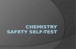 Chemistry safety Self-Test