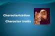 Characterization  Character traits