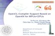 OpenCL Compiler Support Based on Open64 for  MPUs+GPUs