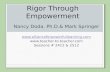 Rigor Through Empowerment
