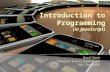 Introduction to Programming (in JavaScript)
