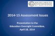 2014-15 Assessment  Issues