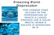Freezing Point Depression
