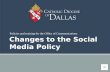 Changes to the Social Media Policy