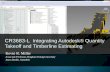 CR3683-L  Integrating  Autodesk® Quantity Takeoff and Timberline Estimating