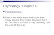 Psychology- Chapter 4