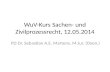 WuV -Kurs Sachen- und Zivilprozessrecht, 12.05.2014