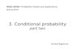 3. Conditional probability part  two