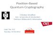Position- Based Quantum  Cryptography