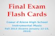 Final Exam Flash Cards