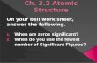 Ch. 3.2 Atomic Structure