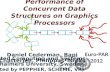Understanding Performance of Concurrent Data Structures on Graphics Processors