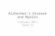 Alzheimer’s Disease and Myelin