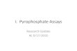 I.  Pyrophosphate Assays