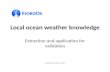 Local  ocean weather  knowledge