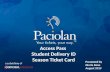 Access Pass  Student Delivery ID Season Ticket Card