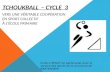 TCHOUKBALL – Cycle  3 Vers une véritable coopération   en sport collectif   à l’école primaire