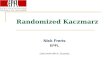 Randomized Kaczmarz
