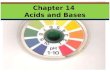 Chapter 14  Acids and Bases