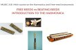 FREE REEDS  vs  BEATING REEDS INTRODUCTION TO THE HARMONICA