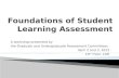Foundations of Student Learning Assessment