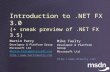 Introduction to .NET FX 3.0 (+ sneak preview of .NET FX 3.5)