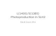 L(1405)/S(1385)  Photoproduction  in SLH2