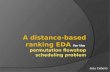 A distance-based ranking EDA  for the  permutation  flowshop  scheduling problem