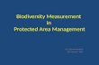 Biodiversity Measurement  in  Protected Area Management