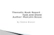 Thematic Book Report  Tusk  and Stone Author: Malcolm  Bosse