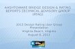 AASHTOWARE BRIDGE DESIGN & RATING  R EPORTS  T ECHNICAL  A DVISORY  G ROUP (RTAG)