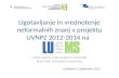 Ugotavljanje in vrednotenje neformalnih znanj v projektu UVNPZ 2012-2014 na