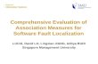 Comprehensive Evaluation of Association Measures for Software Fault Localization