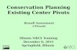 Conservation Planning Existing Center Pivots