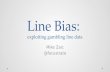 Line Bias:  exploiting gambling line  data