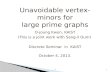 Unavoidable vertex-minors for large prime graphs