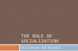The Role of Socialization
